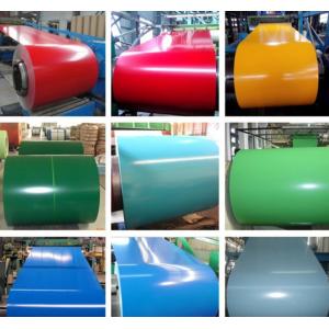 China Color Coated Prepainted Galvanized Cold Rolled Steel Strip PPGI DX51D SGCC supplier