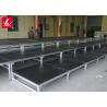 China Tamaño de aluminio de las piernas de la plataforma los 2.0m de la etapa de la parte posterior 6082 plegables del acontecimiento wholesale