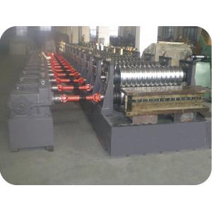 China 18 Stations Steel Silo Panel Roll Forming Machine 55Kw Hydraulic Power Customized PLC supplier