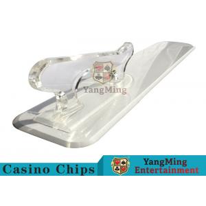 China Poker Playing Cards Dedicated Brand Shovel Acrylic Plastic Factory New Custom Shape supplier