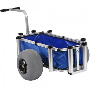 Aluminum Fishing Beach Cart With 12" Balloon Wheels