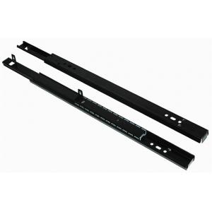 China 27mm Hidden Drawer Slides Bottom Mount Single Travel For Keyboard supplier