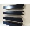 Powder Coated Aluminium Channel Profiles Slotted Wood Grain Different Sized