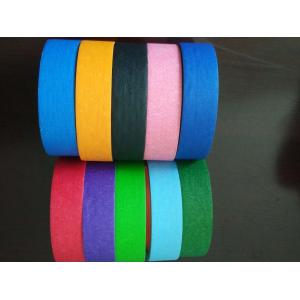 China Crepe Paper Colored high quality Masking Tape Automotive Decorative Masking Tape supplier