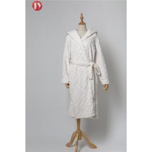 China Luxurious Fleece Sex Women Bath Robe with hooded Plush Soft Warm Autumn Winter Robe Full Length Thickening Microfiber supplier