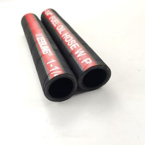 China Diesel / Fuel Oil Suction And Discharge Hose Cloth Covered Nitrile rubber Material supplier