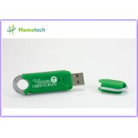 China GREEN Promotional Plastic USB Flash Drive , Bulk 2gb USB Flash Drives on sale