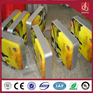 China Professional manufacture ultrathin custom 3D led auto light led box;wholesale standar cube supplier