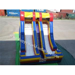 China Inflatable Double line slip and slide , inflatable slip n slide , inflatable dry slide supplier