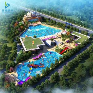 China Plastic Foam  Excellent Water Park Project Plan By Aqua Park Slide Factory supplier