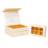 China Custom 9/12 Grid Luxury Chocolate Gift Box with Mirror Lid Storage Drawer Premium Bakery Packaging for Pastries Bread Sweets​ wholesale