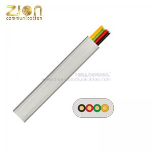4 Way Flat Telephone Cable Indoor 4 Core White Unshielded Flat Hdpe Telephone Cable