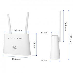 China OEM 4G Dual SIM WiFi Router Support Voice Calling For Home Office supplier