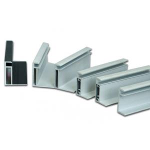 China Silvery / Black Anodized Aluminum Frame With Screw Joint / Corner Key Joint supplier