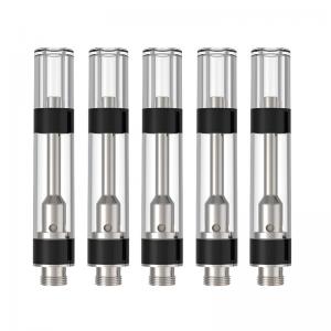 Round PCTG Tip Disposable 1000mg Cbd Vape Pen Cartridge Lead Free