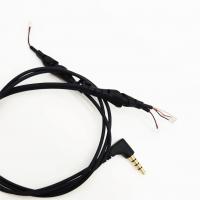 China Male 3.5mm Jack Audio Stereo Cable Custom 90 Degree Right Angle Elbow on sale