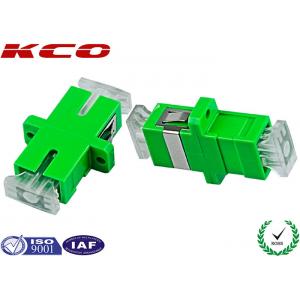 China Plastic Single Mode Fiber Optic Adapter SC/APC SC/UPC PC MM Type For CATV supplier