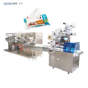 China ODM 30-80 Bags / Min Wet Wipe Production Line Wet Tissue Making Machine 3KW supplier