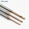 China Micro Grain Solid Carbide End Mill Long Neck 0.5mm 2 Flute 50 mm Router Bit wholesale
