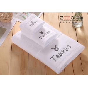 China Solid Color Large Bath Towels Hotel Collection For Women / Men Easy Wash supplier