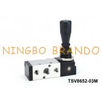 China TSV8652 Series Shako Type 5/2 Way Hand Control Air Valves on sale