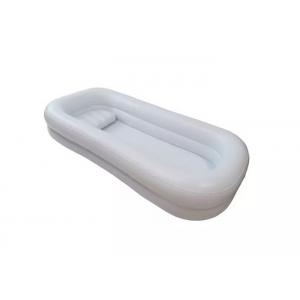 Portable White Color PVC Inflatable Pool Medical Bathtub 220x100x38CM