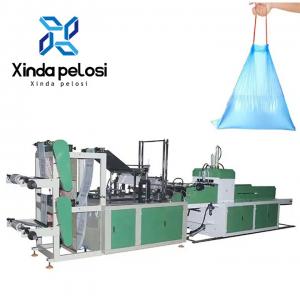 220V/380V Drawstring Garbage Bag Making Machine With String Rolling Drawstring