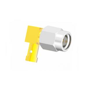 Stainless Steel SMA Male Right Angle RF Connector For SFF-50-1.5-1 Cable