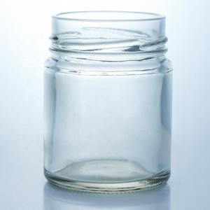 China Customized 500ml Wide Mouth Round Glass Honey Jar with Metal Cap and Glass Base Material supplier