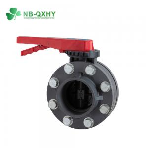 Plastic PVC Ball Valve Flanged Water UPVC CPVC Butterfly Valve for Customized Request