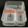 Restaurant Take Away Bento Boxes, Division Food Prep Disposable, Portion