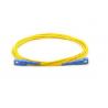 SC / UPC To SC / UPC Single Mode Fiber Patch Cable High Temperature Stability