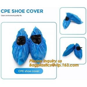 PE material blue shoe cover cheaper disposable plastic shoe cover,Low Price plastic shoe cover medical,bagease bagplasti