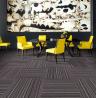 Woven Office Carpet Flooring , Self Stick Carpet Tiles PP Flat Circle