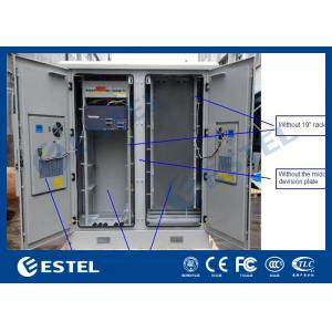 China Three Point Lock Integrated 19 Inch Rack Enclosures Temperature Control Equipment supplier