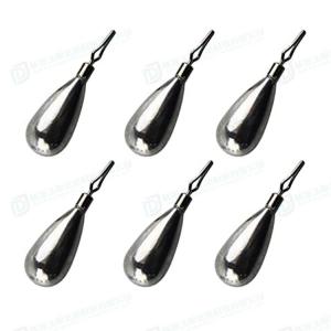 China Hot Sale Tungsten weight tungsten tear drop shot welding the swivel more stronger wholesale