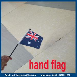 China Printing Polyester National Hand Flag supplier