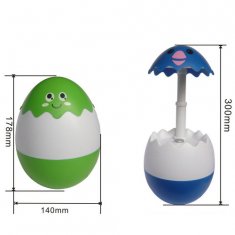 緑の卵は再充電電池が付いている導かれたUsbランプHH-514を形づけました