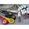 One Piece EKG Cable Banana Plug EKG Cable To Snap Type 2 Years Validity