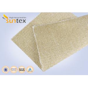China Chemical Resistant High Temperature Fiberglass Cloth / High Heat Resistant Silica Cloth Abrasion supplier