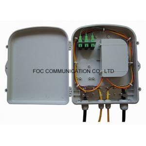 China Pre - Loaded Fiber Optic Termination Box Wall Mounted For FTTH Networks supplier