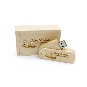 Walnut Color Custom Wooden USB flash Drives 16Gb for Photographers