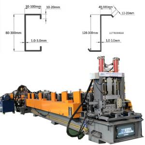 Galvanized Cee Purlins Zee Purline Rolling Forming Machine Customizable