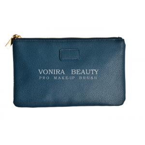 Women Cosmetic Makeup Brush Roll Bag Toiletry Storage Holders Gadget Pouch Zipper Handbag Clutch Purse