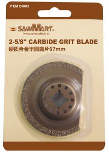 China 2-5/8 in. Carbide Grit Oscillating  Multi-Tool Half-Moon Blade on sale 