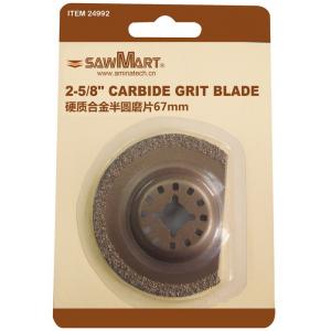 2-5/8 in. Carbide Grit Oscillating  Multi-Tool Half-Moon Blade