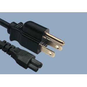 China Cabo de alimentação do UL do americano do portátil C5 do IEC 320 do NEMA 5-15P do dente do UL CUL CSA 10A 125V 3 supplier