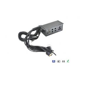 China CE vga audio rj45 electrical computer table power socket plug box supplier