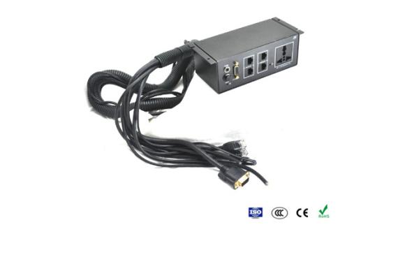 CE vga audio rj45 electrical computer table power socket plug box