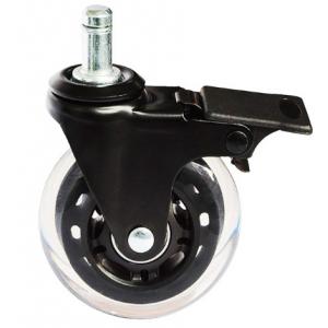 75mm Clear Casters office chair wheels